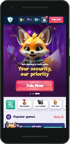 Safe Casino log in